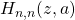 H_{n,n}(z,a)