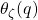 \theta_{\zeta}(q)